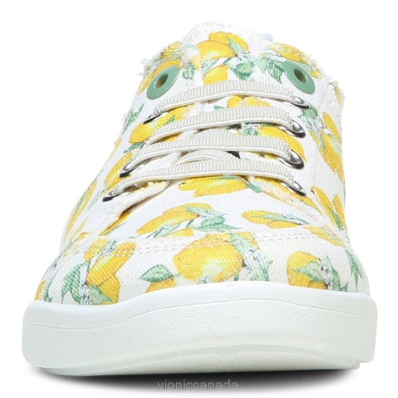 Vionic Beach Pismo Casual Sneaker: Fruit 4642661186 Lemons Vionic canada shoes