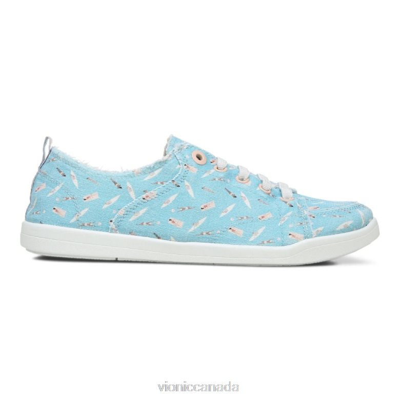 Vionic Beach Pismo Casual Sneaker: Fun in the Sun 4642661180 Porcelain Blue Vionic canada