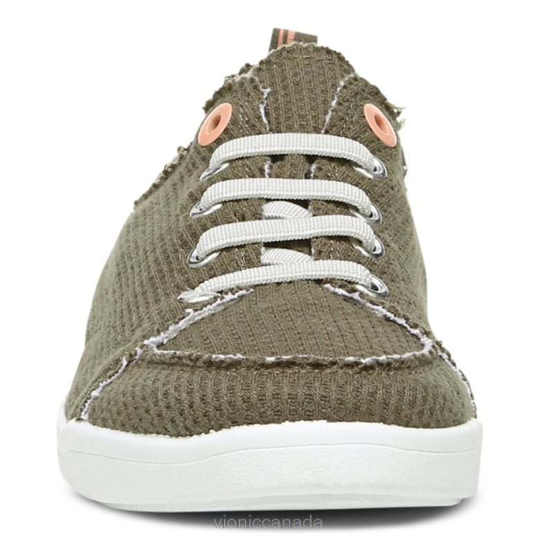 Vionic Beach Pismo Casual Sneaker: Knit 4642661171 Olive Knit Vionic canada sale