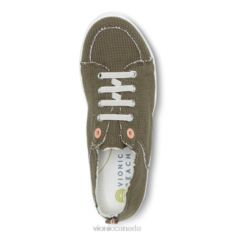 Vionic Beach Pismo Casual Sneaker: Knit 4642661171 Olive Knit Vionic canada sale
