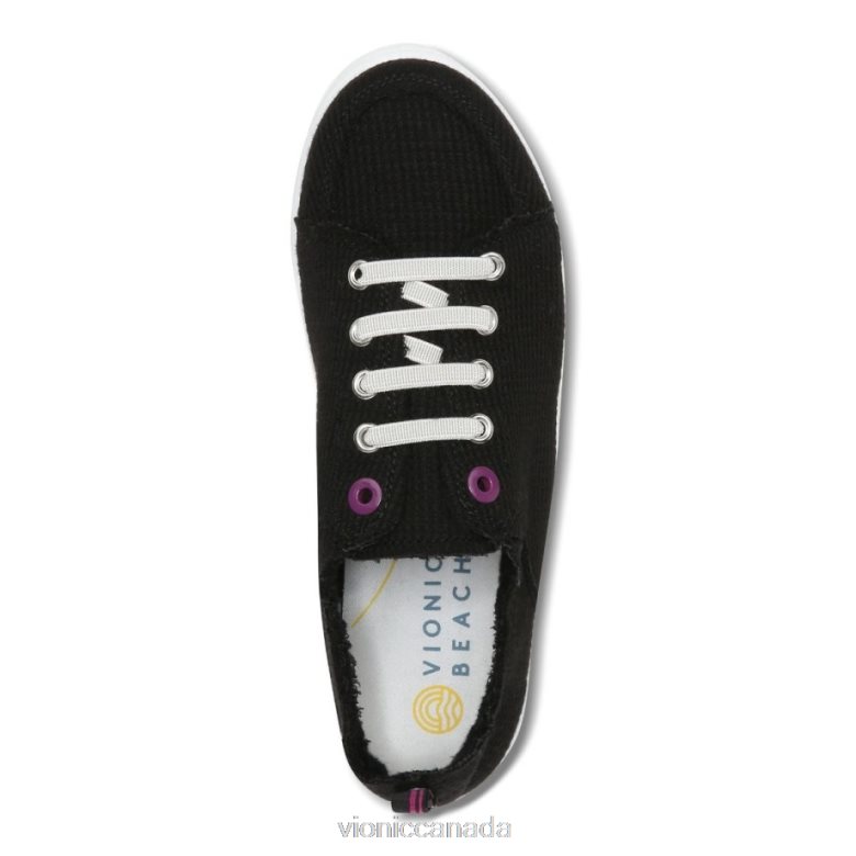 Vionic Beach Pismo Casual Sneaker: Knit 4642661174 Black Knit Vionic calgary