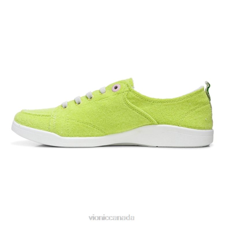 Vionic Beach Pismo Casual Sneaker: Terry 4642661178 Lime Terry Vionic canada shoes