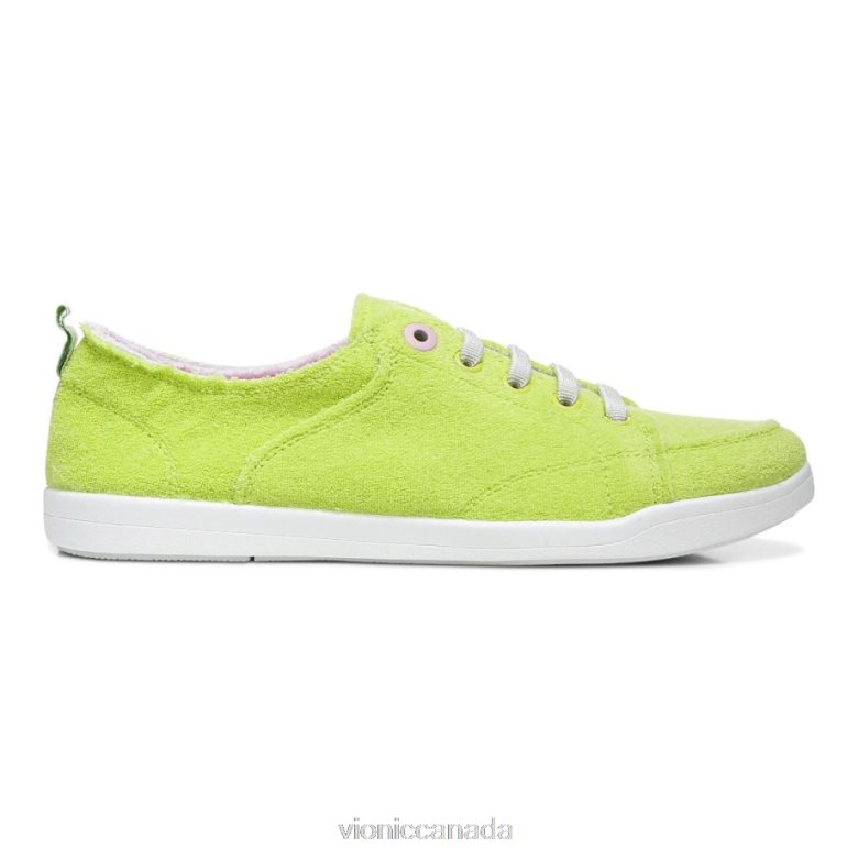 Vionic Beach Pismo Casual Sneaker: Terry 4642661178 Lime Terry Vionic canada shoes