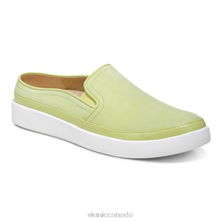 Vionic Effortless Slip on Sneaker 4642661127 Pale Lime Vionic shoes calgary