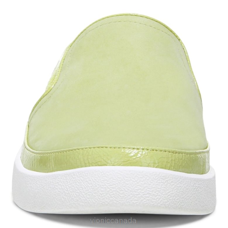 Vionic Effortless Slip on Sneaker 4642661127 Pale Lime Vionic shoes calgary