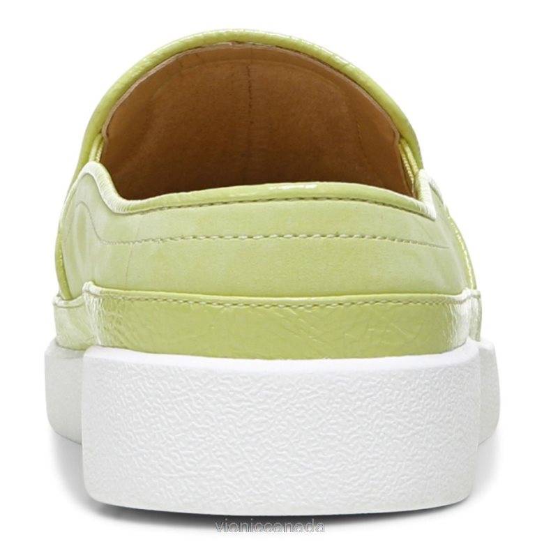 Vionic Effortless Slip on Sneaker 4642661127 Pale Lime Vionic shoes calgary