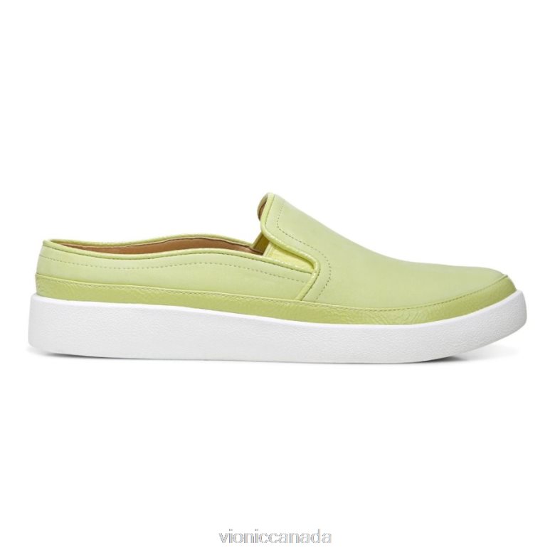 Vionic Effortless Slip on Sneaker 4642661127 Pale Lime Vionic shoes calgary