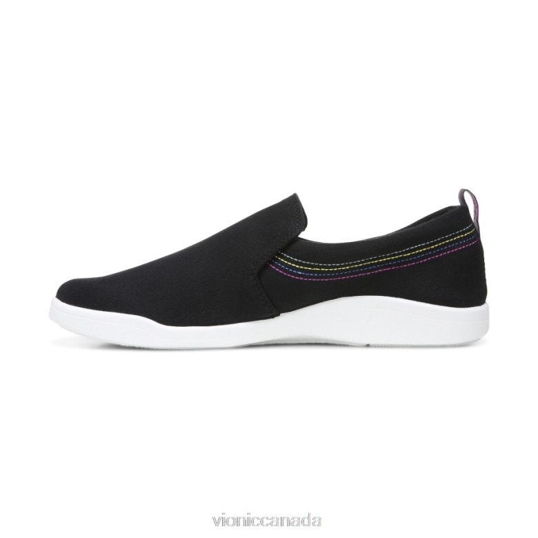 Vionic Marshall Slip On 4642661163 Black Canvas Vionic canada sale