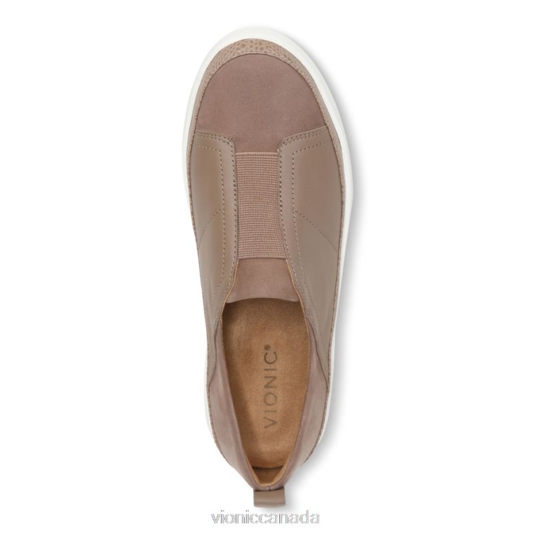 Vionic Zinah Slip on Sneaker 4642661103 Brownie Vionic shoes calgary