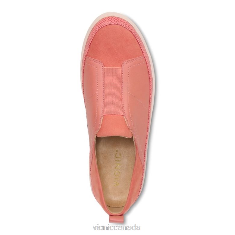 Vionic Zinah Slip on Sneaker 4642661104 Terra Cotta Vionic sandals canada