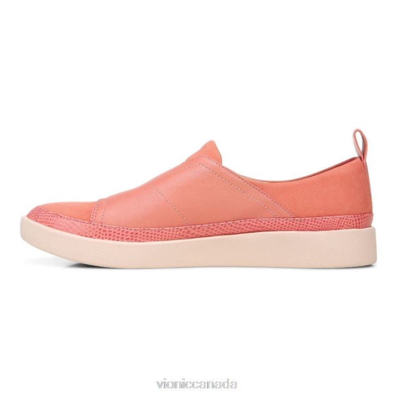 Vionic Zinah Slip on Sneaker 4642661104 Terra Cotta Vionic sandals canada