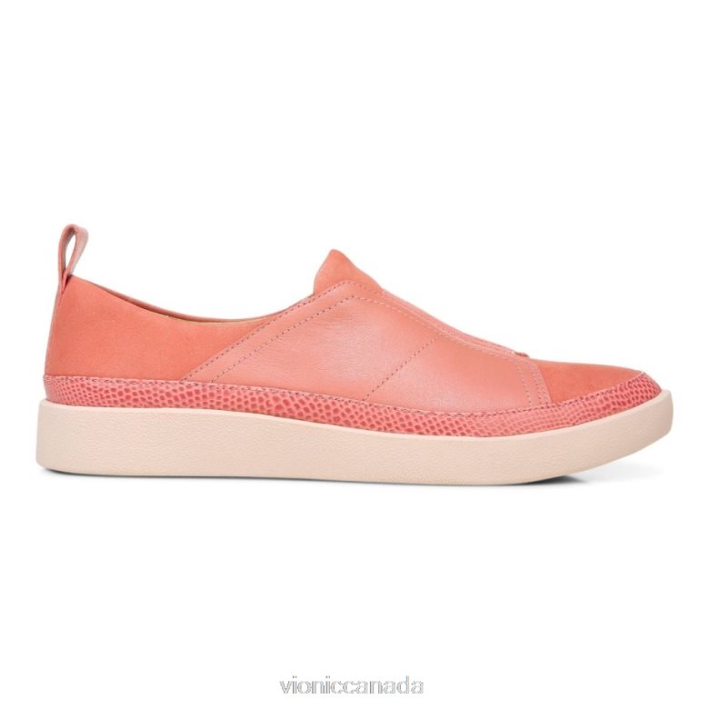 Vionic Zinah Slip on Sneaker 4642661104 Terra Cotta Vionic sandals canada