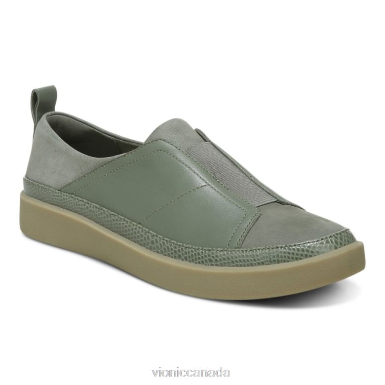 Vionic Zinah Slip on Sneaker 4642661106 Army Green Vionic canada shoes
