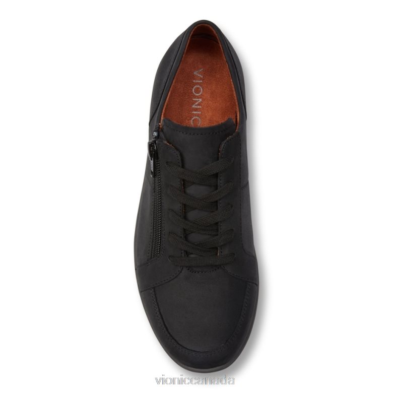 Vionic Abigail Lace Up 46426631 Black Nubuck Vionic shoes calgary