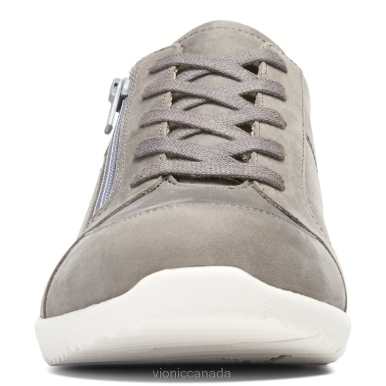 Vionic Abigail Lace Up 46426632 Slate Grey Nubuck Vionic sandals canada