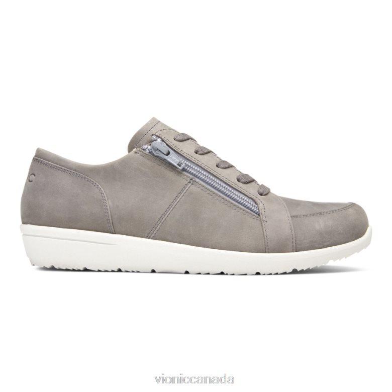 Vionic Abigail Lace Up 46426632 Slate Grey Nubuck Vionic sandals canada