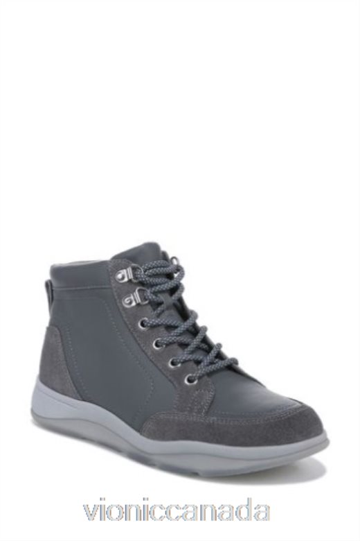 Vionic Charcoal Grey Leather Whitley Chukka High Tops New 4642661679Vionic shoes calgary