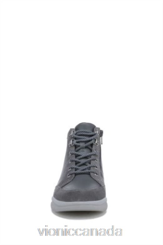 Vionic Charcoal Grey Leather Whitley Chukka High Tops New 4642661679Vionic shoes calgary