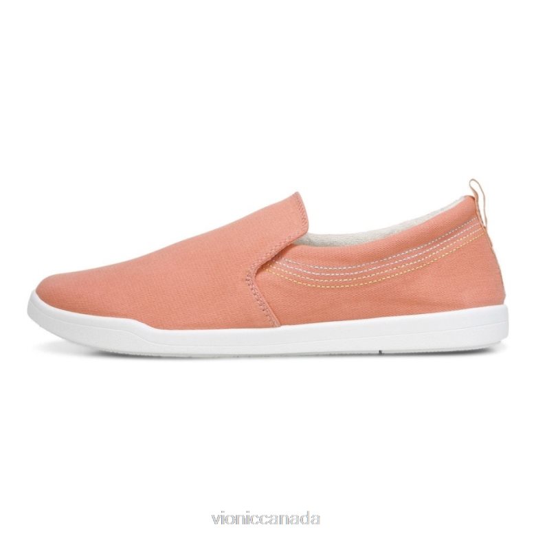 Vionic Marshall Slip On 464266491 Papaya Canvas Vionic shoes calgary