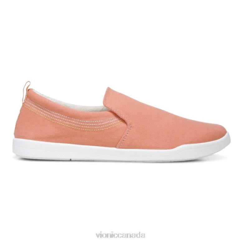 Vionic Marshall Slip On 464266491 Papaya Canvas Vionic shoes calgary