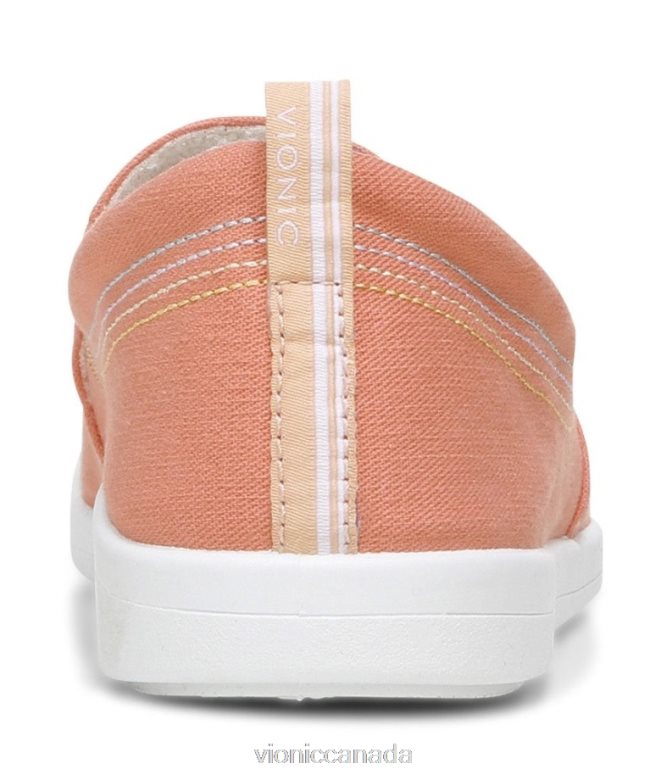 Vionic Marshall Slip On 464266491 Papaya Canvas Vionic shoes calgary