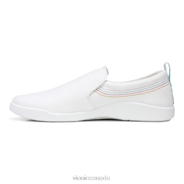 Vionic Marshall Slip On 464266495 White Canvas Vionic canada sale