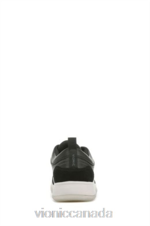 Vionic Nyla Black Tumbled Leather Lace Up Shoes 4642661639Vionic calgary