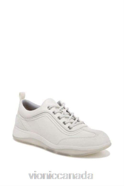 Vionic Nyla White Marshmallow Leather Lace Up Shoes 4642661609Vionic canada sale