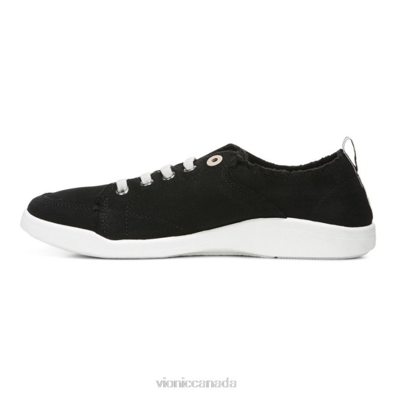 Vionic Pismo Casual Trainer 464266532 Black Canvas Vionic canada shoes