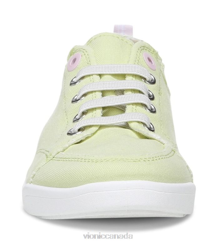 Vionic Pismo Casual Trainer 464266543 Pale Lime Canvas Vionic boots canada