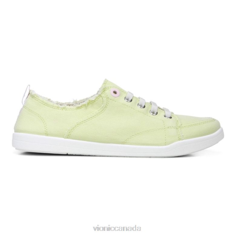 Vionic Pismo Casual Trainer 464266543 Pale Lime Canvas Vionic boots canada