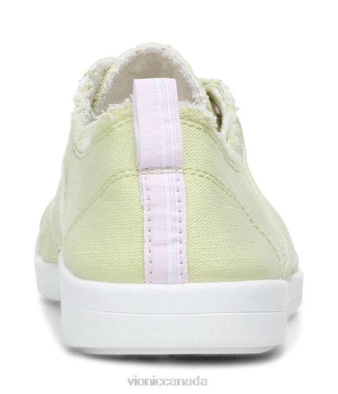 Vionic Pismo Casual Trainer 464266543 Pale Lime Canvas Vionic boots canada