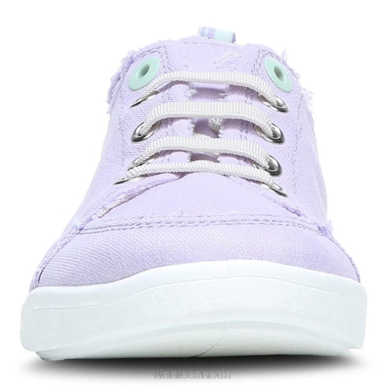 Vionic Pismo Casual Trainer 464266544 Pastel Lilac Canvas Vionic calgary