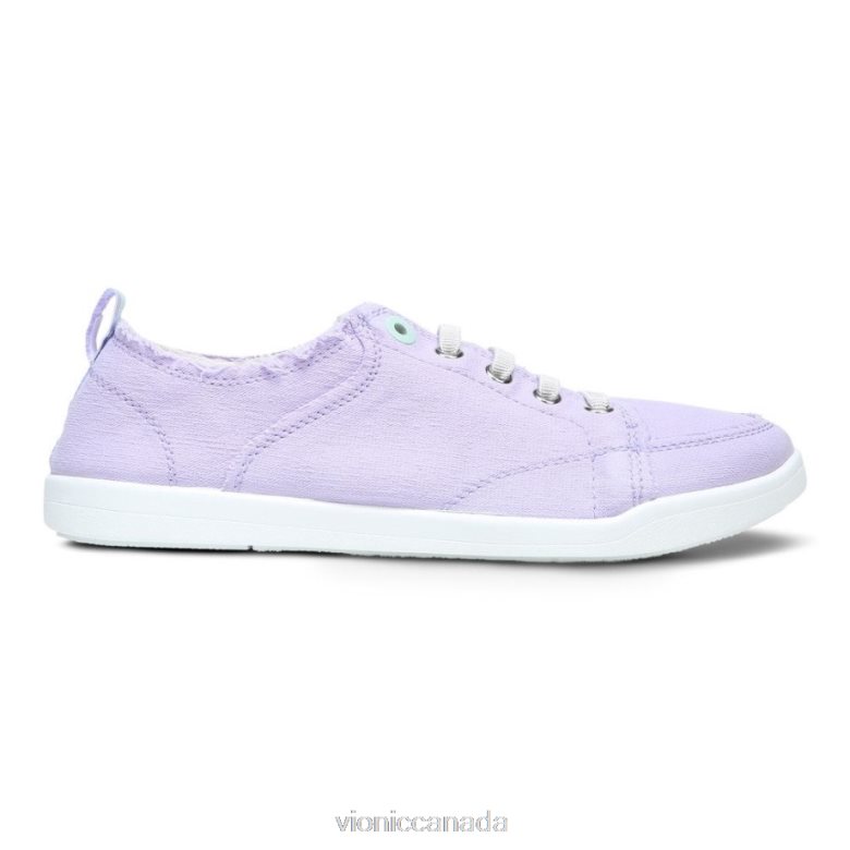 Vionic Pismo Casual Trainer 464266544 Pastel Lilac Canvas Vionic calgary