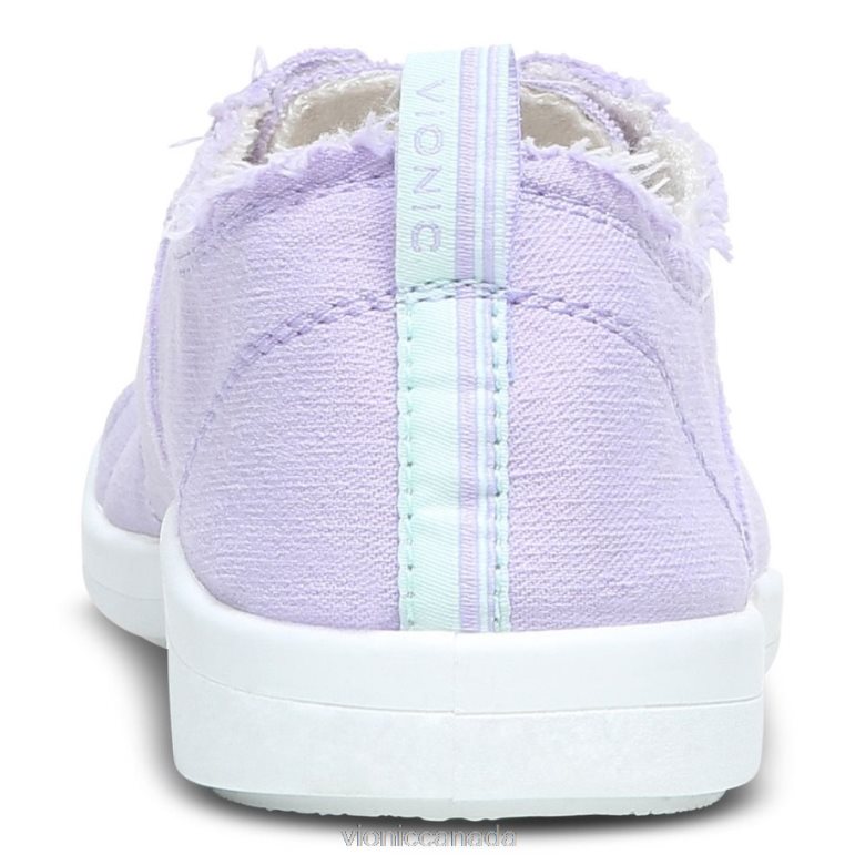 Vionic Pismo Casual Trainer 464266544 Pastel Lilac Canvas Vionic calgary
