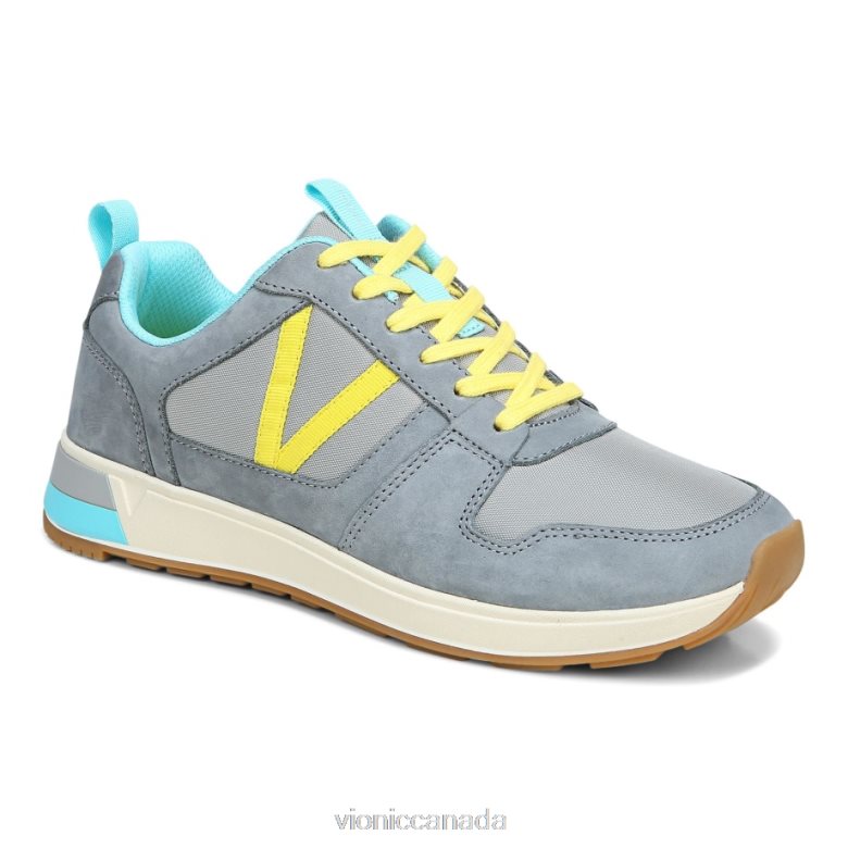 Vionic Rechelle Trainer 464266230 Light Grey Nubuck Vionic canada shoes