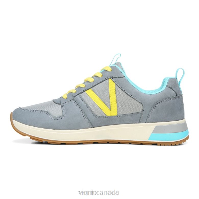 Vionic Rechelle Trainer 464266230 Light Grey Nubuck Vionic canada shoes