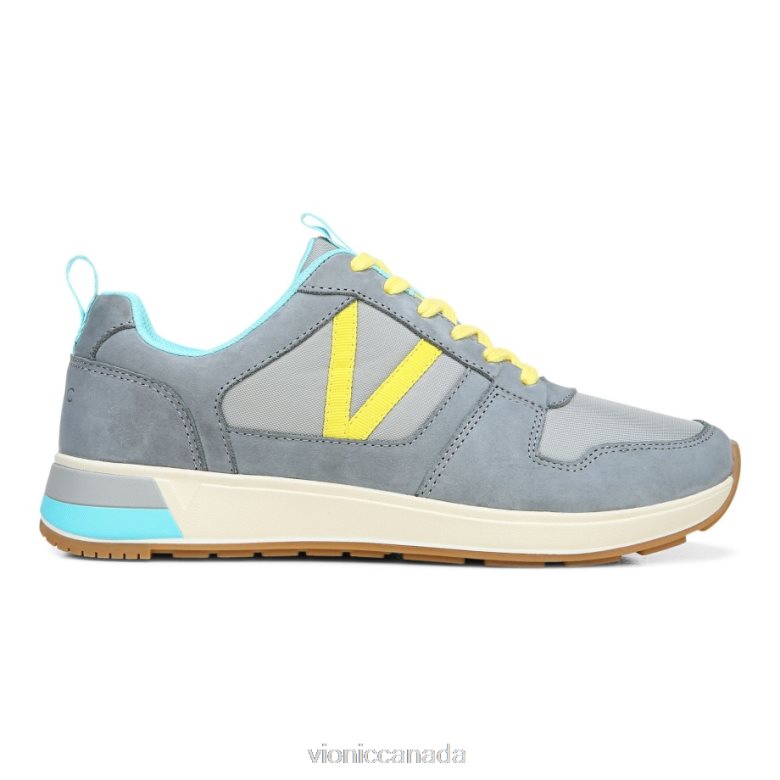 Vionic Rechelle Trainer 464266230 Light Grey Nubuck Vionic canada shoes