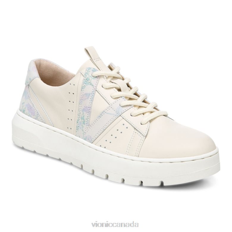 Vionic Simasa Trainer 464266648 Cream Botanical Vionic shoes calgary
