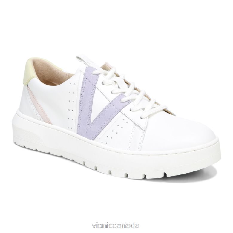 Vionic Simasa Trainer 464266651 White Pastel Lilac Vionic canada shoes