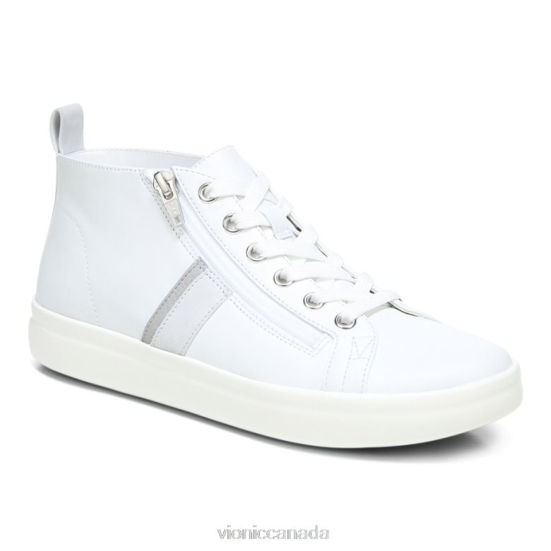 Vionic Stevie High Top Trainer 464266654 White Vionic boots canada