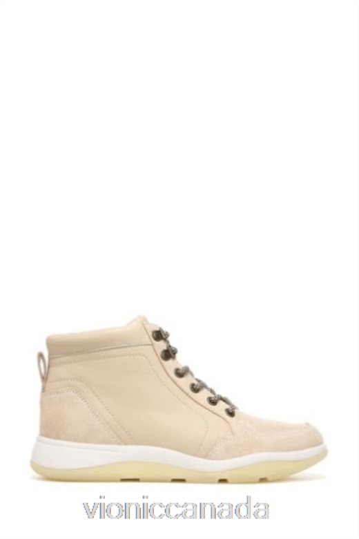 Vionic Whitley Cream Semolina Leather Chukka High Tops 4642661631Vionic boots canada