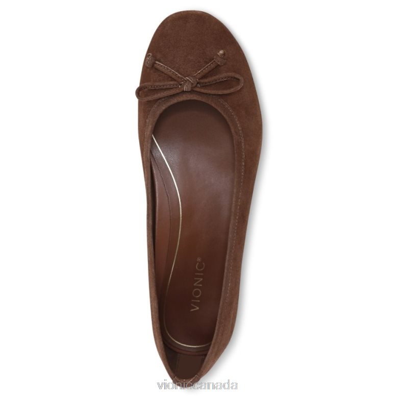 Vionic Callisto Flat 4642661237 Monks Robe Suede Vionic canada