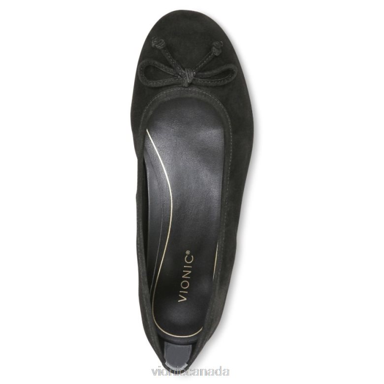 Vionic Callisto Flat 4642661239 Black Suede Vionic calgary