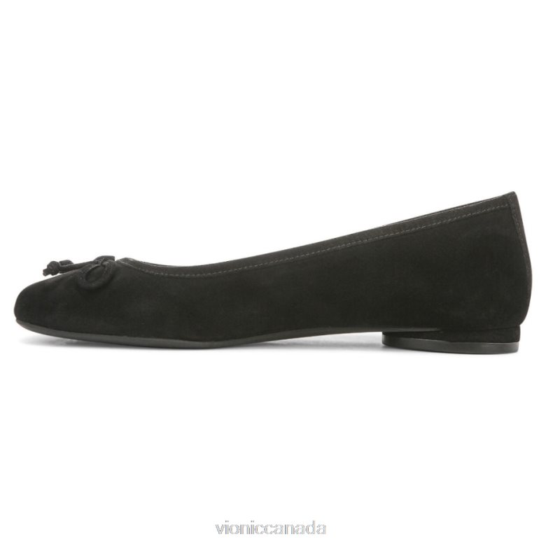 Vionic Callisto Flat 4642661239 Black Suede Vionic calgary