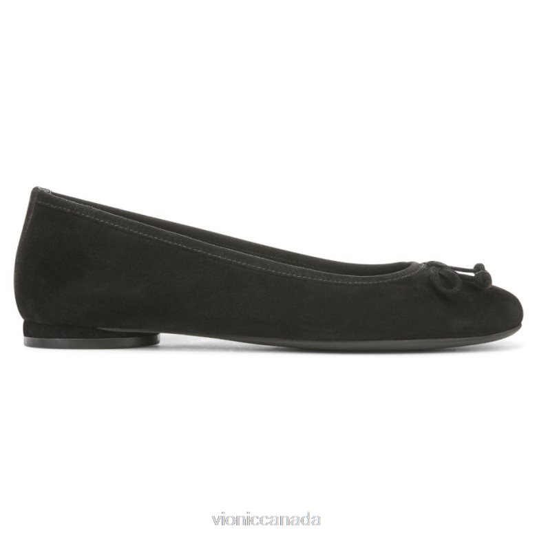 Vionic Callisto Flat 4642661239 Black Suede Vionic calgary