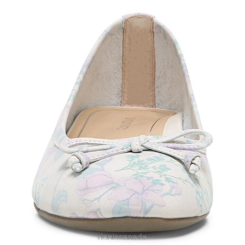 Vionic Callisto Flat 46426661 Cream Botanical Vionic sandals canada