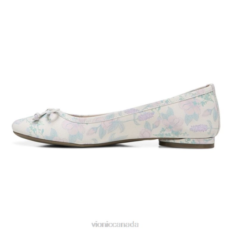 Vionic Callisto Flat 46426661 Cream Botanical Vionic sandals canada