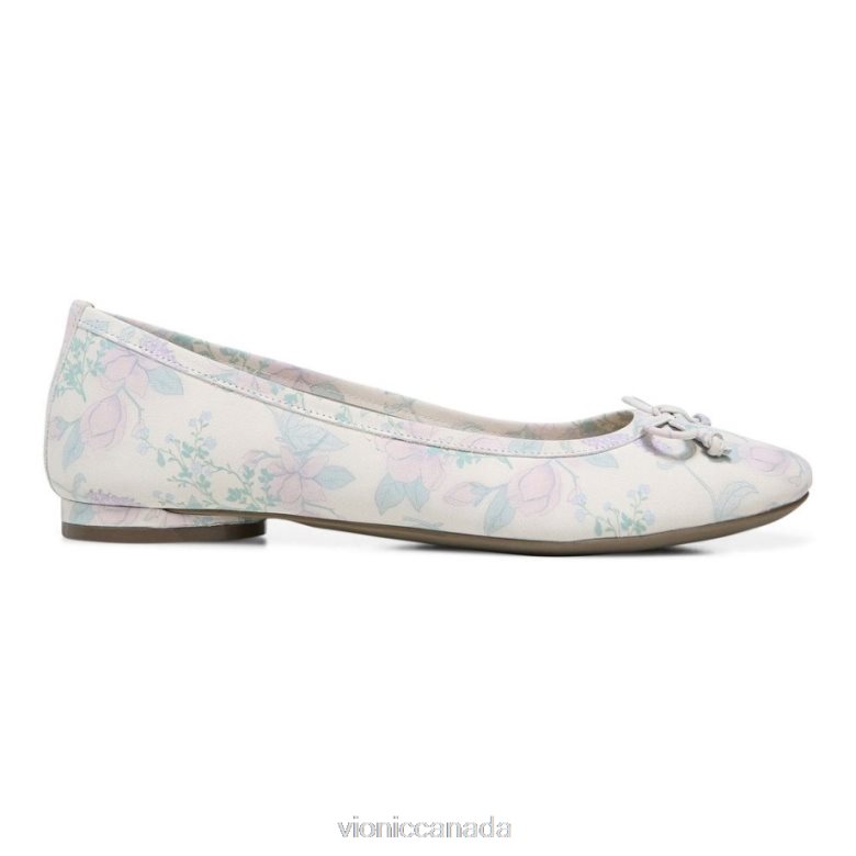 Vionic Callisto Flat 46426661 Cream Botanical Vionic sandals canada