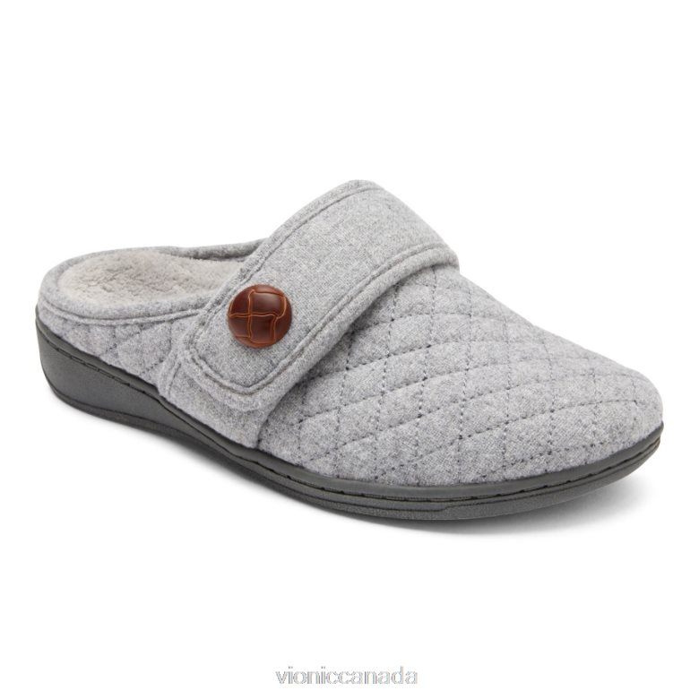 Vionic Carlin Slipper 46426666 Light Grey Vionic boots canada